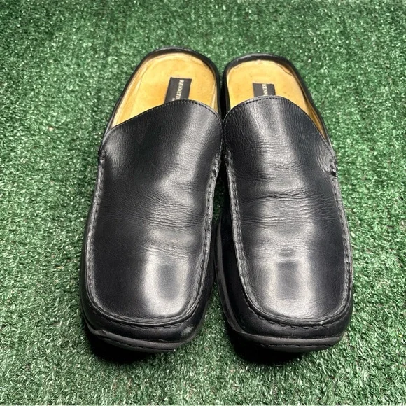 Vtg 90s Kenneth Cole Slide View II Mens 10.5 / 44 Shoes Leather Made In Italy